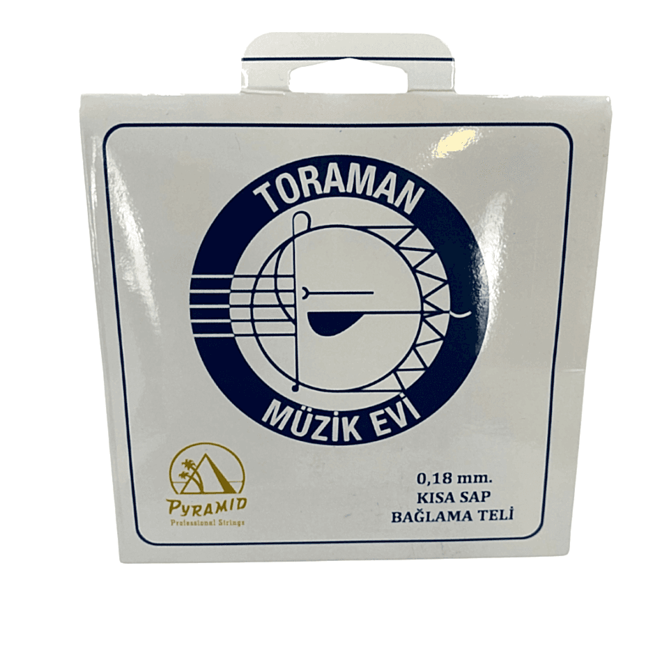Toraman Müzik Evi 0,18 mm Pyramid Kısa Sap Bağlama Teli
