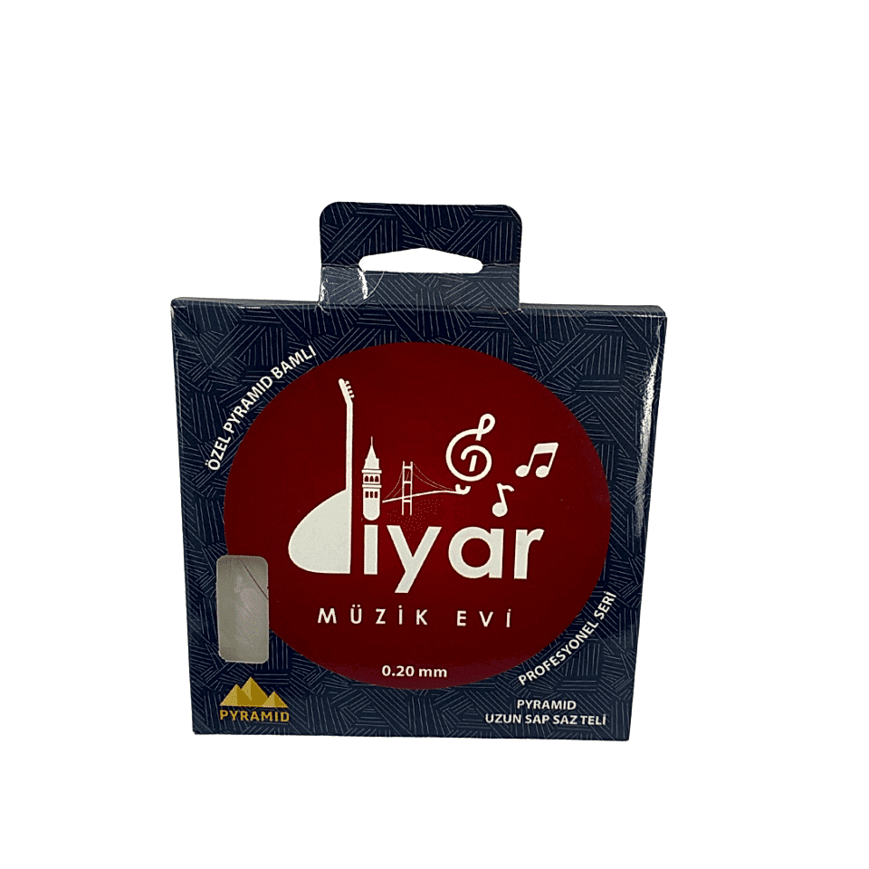 Diyar Müzik Evi 0.20 mm Pyramid Özel Bamlı Uzun Sap Bağlama Teli