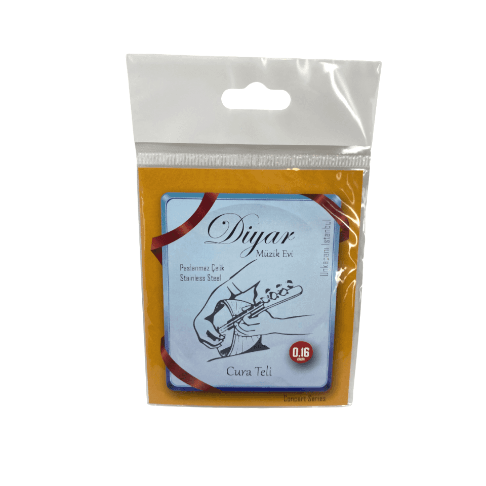 Diyar Müzik Evi 0.16 mm Paslanmaz Çelik Cura Teli