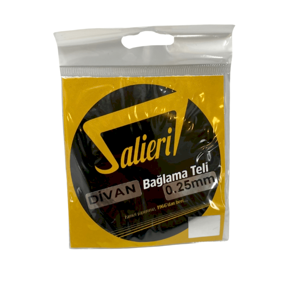 Salieri 0.25 mm Paslanmaz Çelik Divan Saz Teli